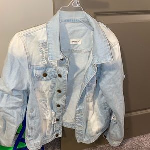 Mono B distressed Jean jacket
